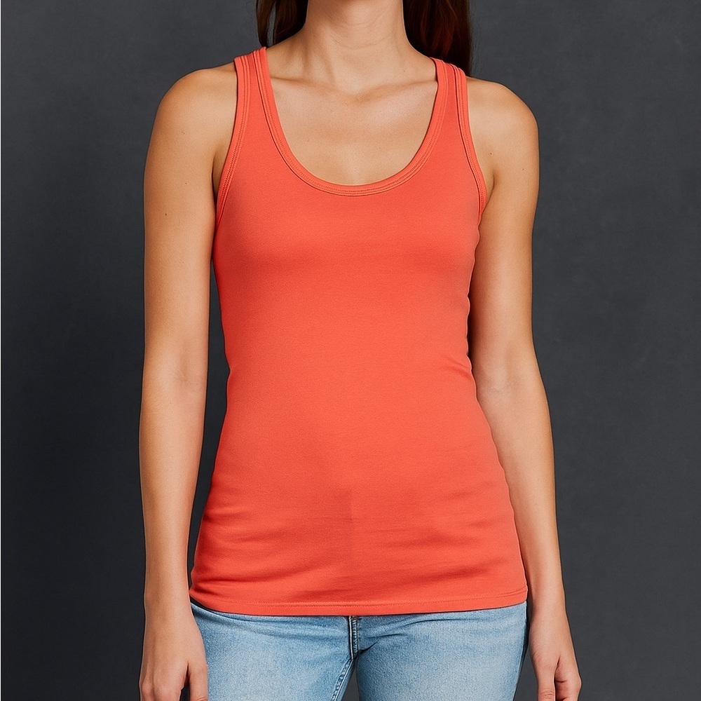 Rue21 Vibrant Coral Tank Top